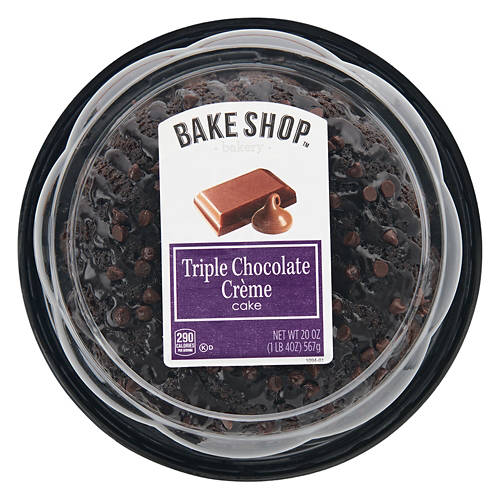 Bake Shop Triple Chocolate Creme Cake, 20 oz